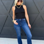 Dark Pencil Leg Jean - Infinity Raine