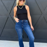 Dark Pencil Leg Jean - Infinity Raine