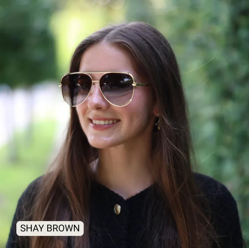 DAX Eyewear In Shay Brown - Infinity Raine