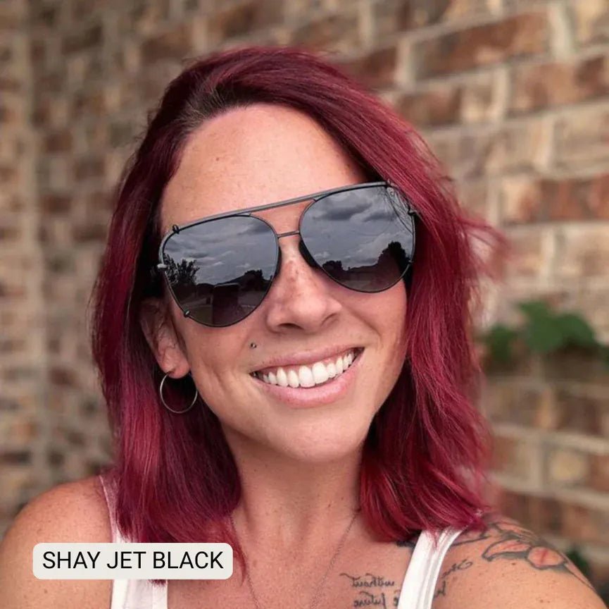 DAX Eyewear In Shay Jet Black - Infinity Raine
