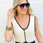 Dax Eyewear In Skye Black - Infinity Raine