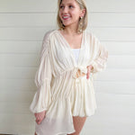 Daydreamer Bubble Shorts In Cream - Infinity Raine