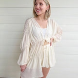 Daydreamer Bubble Shorts In Cream - Infinity Raine
