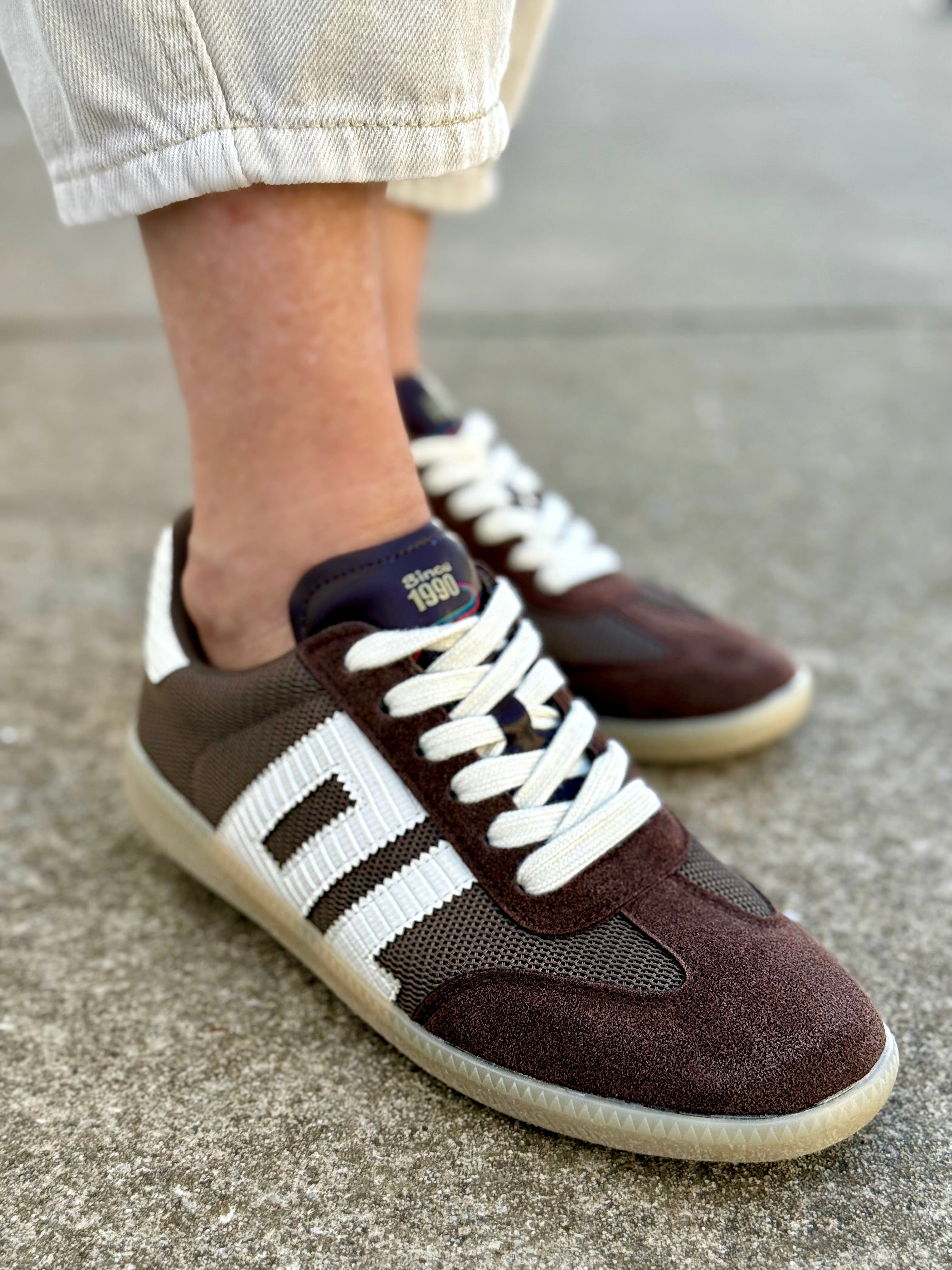 Dirty Laundry Trackstar Mesh Sneaker In Milky Brown - Infinity Raine