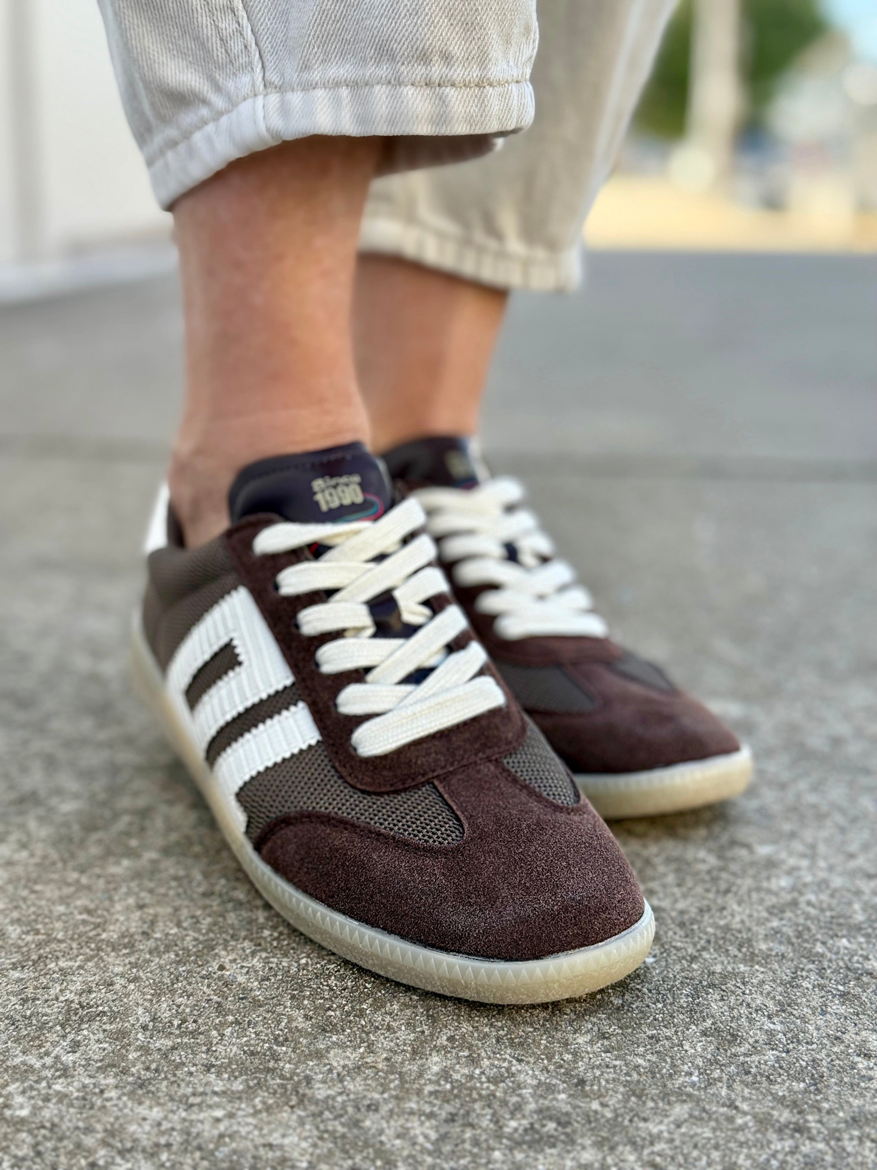 Dirty Laundry Trackstar Mesh Sneaker In Milky Brown - Infinity Raine