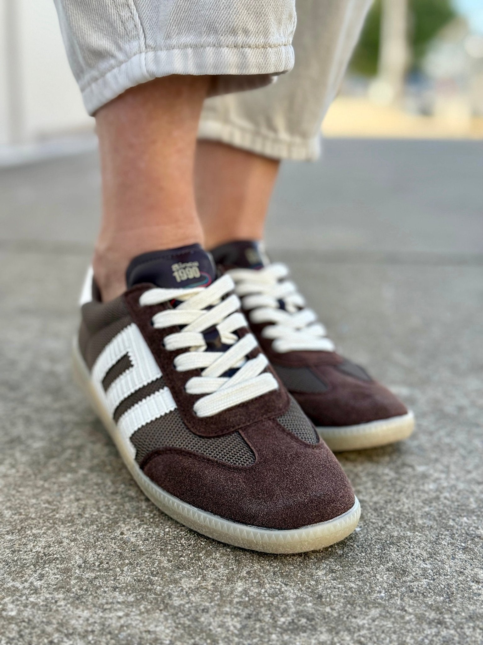 Dirty Laundry Trackstar Mesh Sneaker In Milky Brown - Infinity Raine