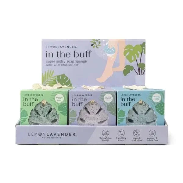 DM MERCHANDISING Body Sponge Lemon Lavender Super Sudsy Soap Sponge