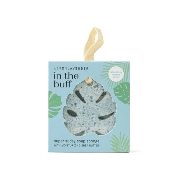DM MERCHANDISING Body Sponge Refreshing Ocean Lemon Lavender Super Sudsy Soap Sponge 06134006