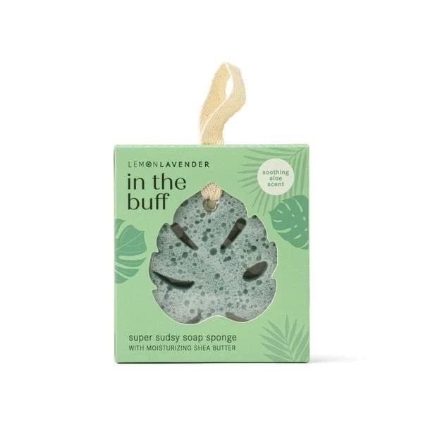 DM MERCHANDISING Body Sponge Soothing Aloe Lemon Lavender Super Sudsy Soap Sponge 06068470