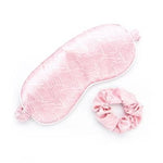 Lemon Lavender Five More Minutes Silky Satin Eye Mask & Scrunchie Set - Infinity Raine