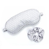 Lemon Lavender Five More Minutes Silky Satin Eye Mask & Scrunchie Set - Infinity Raine