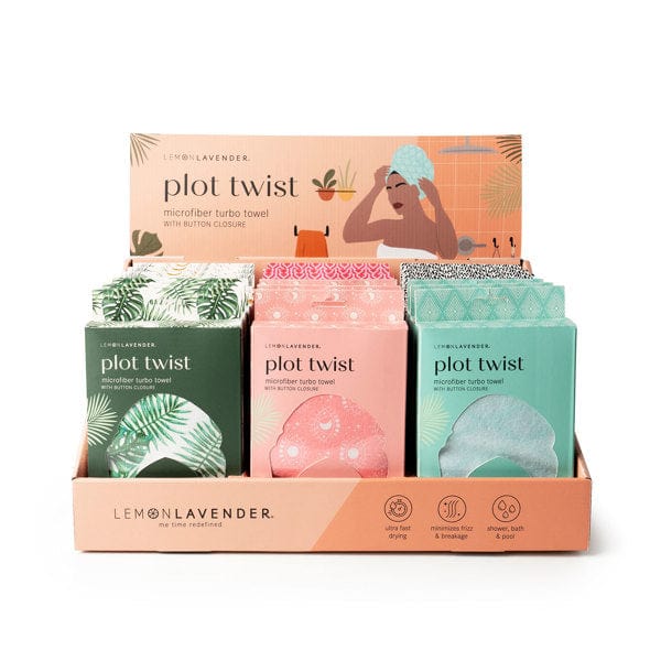 Lemon Lavender Plot Twist Turbo Towel-Varients - Infinity Raine