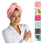 Lemon Lavender Plot Twist Turbo Towel-Varients - Infinity Raine