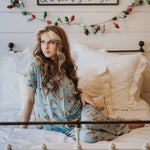 Hello Mello Christmas Pajama Top-Reindeer - Infinity Raine