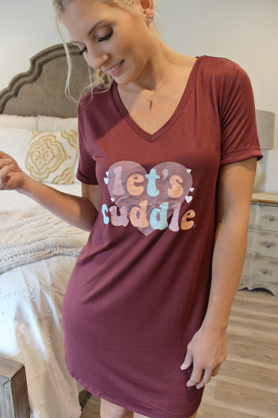 Hello Mello Let Me Sleep Shirt 4.0-Let's Cuddle - Infinity Raine