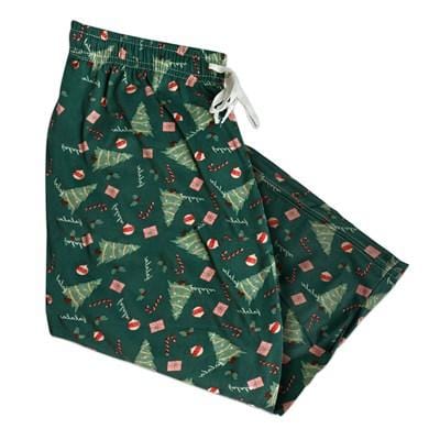Hello Mello Holiday Lounge Pants-Green Falala - Infinity Raine