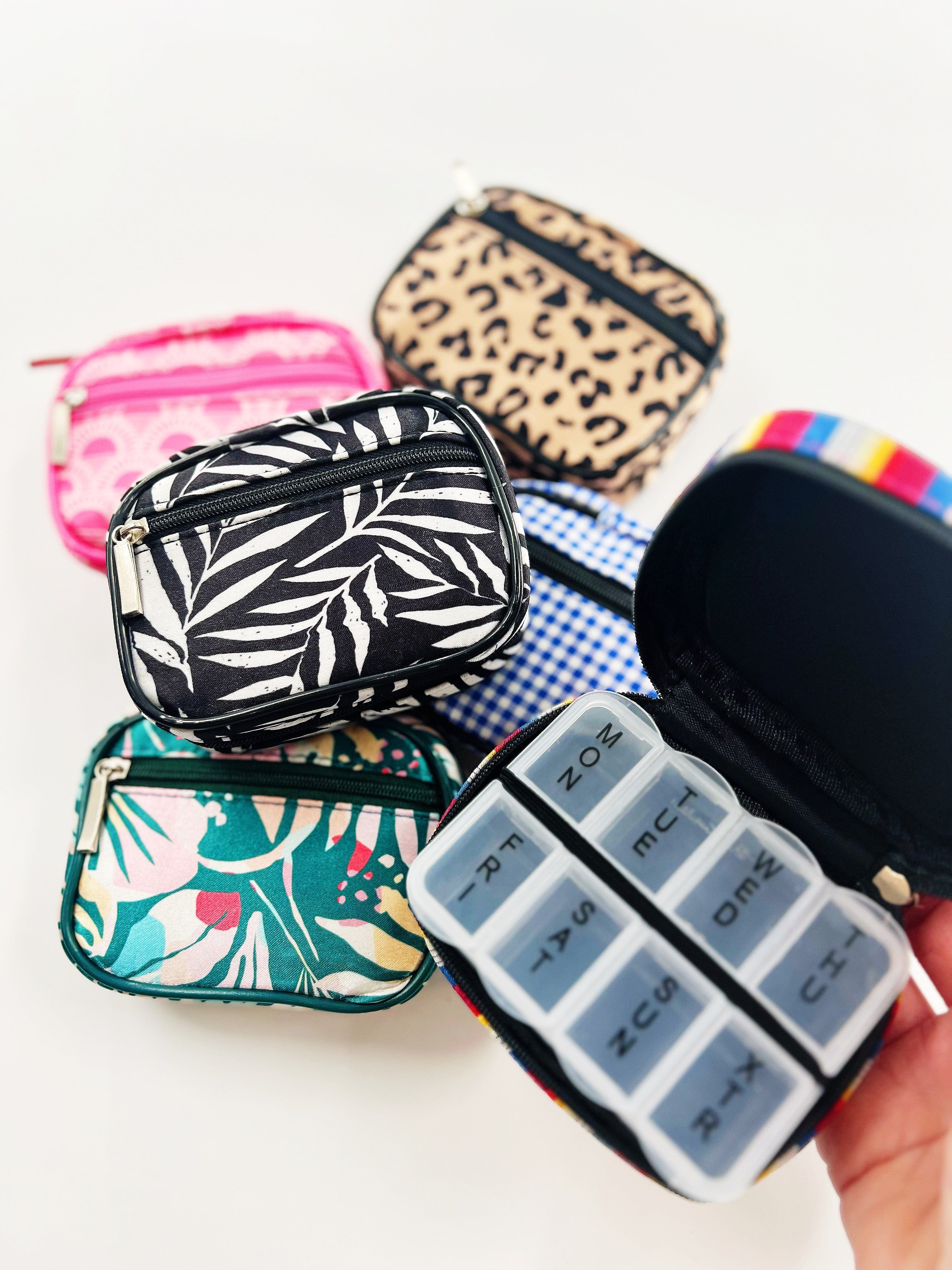 Wellness Keeper Zippered Pill & Vitamin Case-MULTI - Infinity Raine