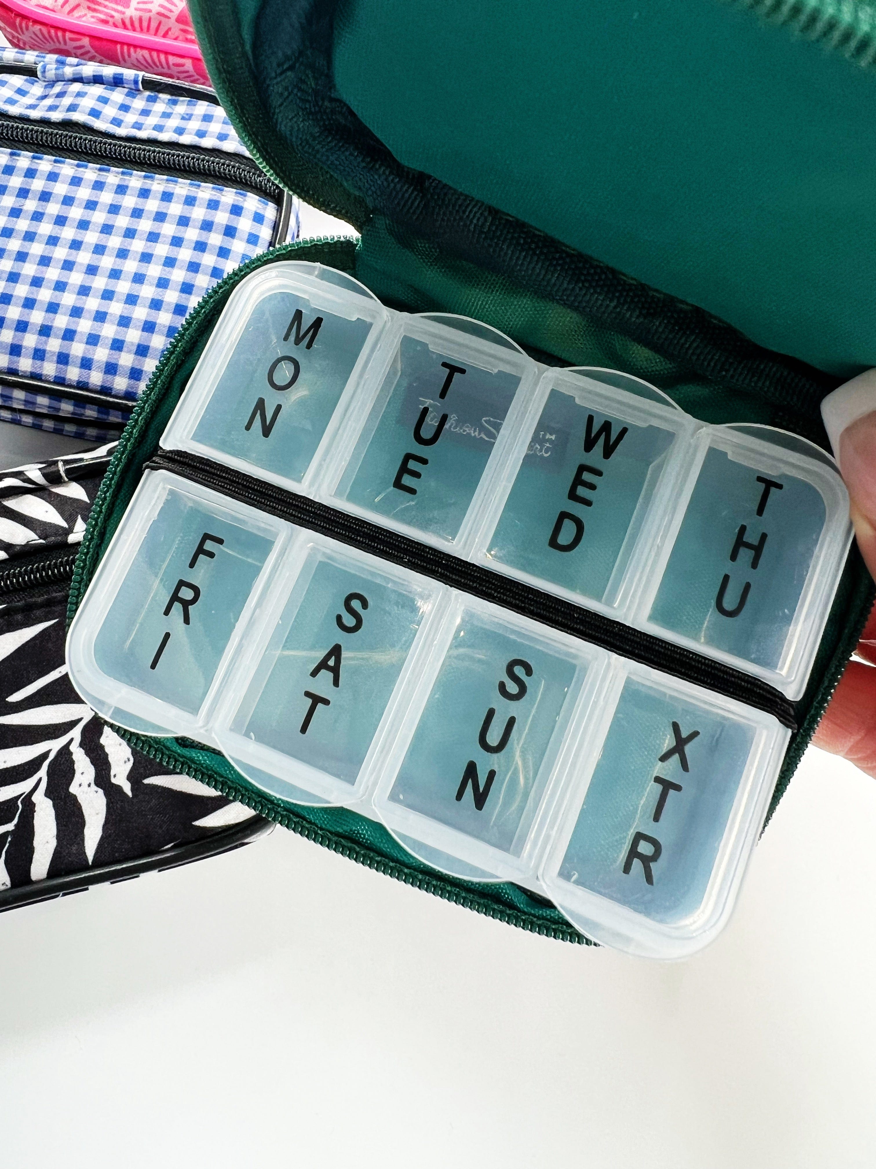Wellness Keeper Zippered Pill & Vitamin Case-MULTI - Infinity Raine
