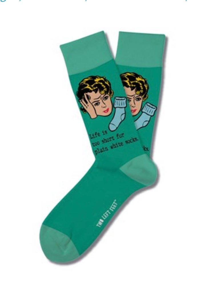 Two Left Feet Retro Remix Sock Collection - Infinity Raine