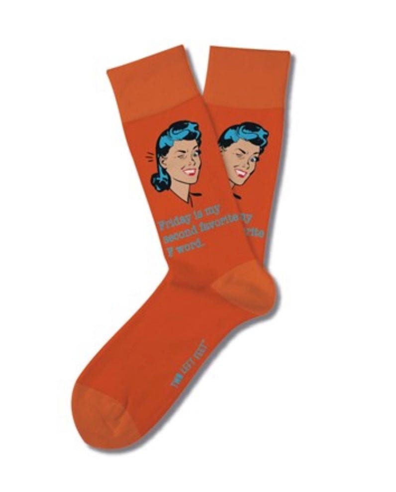 Two Left Feet Retro Remix Sock Collection - Infinity Raine