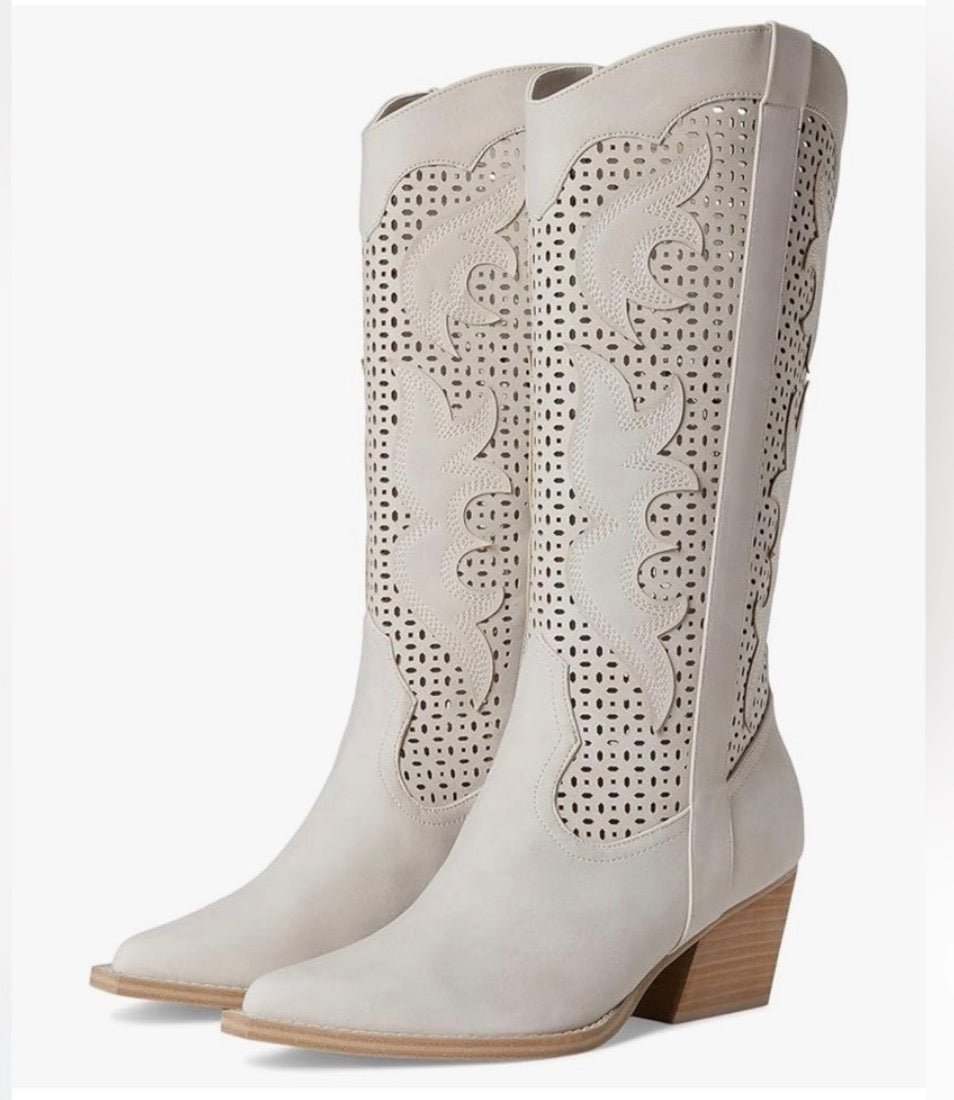 Dolce Vita Alamo Boots In Light Stone - Infinity Raine