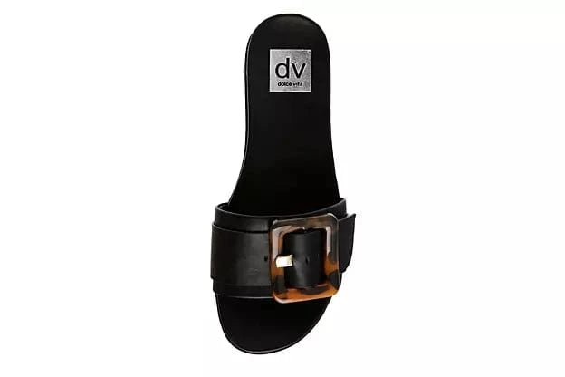 Dolce Vita Caster Sandal In Black - Infinity Raine