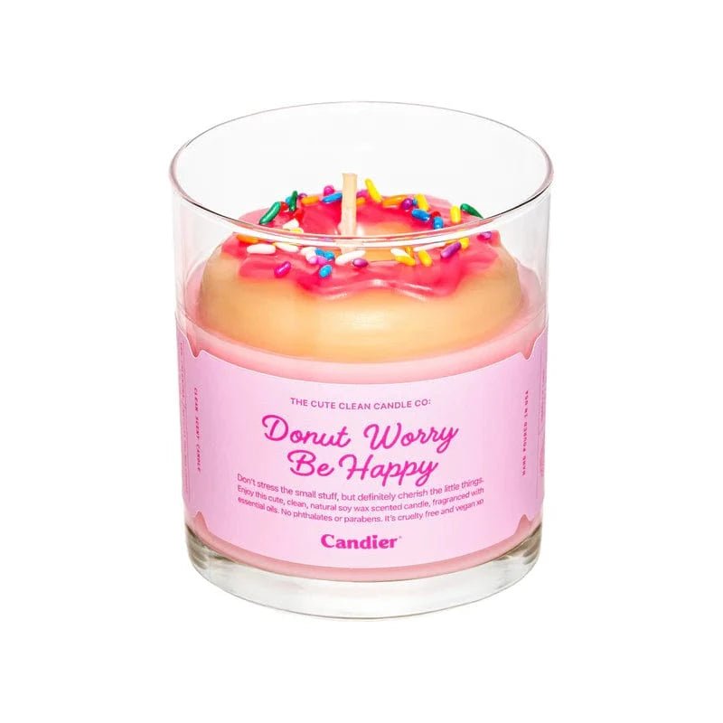 Donut Worry Be Happy Candle - Infinity Raine