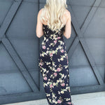 Strapless High-Low Dress In Black - Infinity Raine