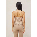 Endless Corset Floral Top In Blush - Infinity Raine