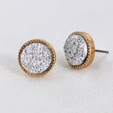 Druzy Stud Earrings - Infinity Raine