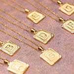 Set In Stone Initial Necklace - Infinity Raine