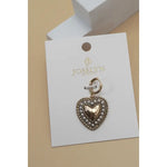 Heart Pearl Charm For Scarf - Infinity Raine