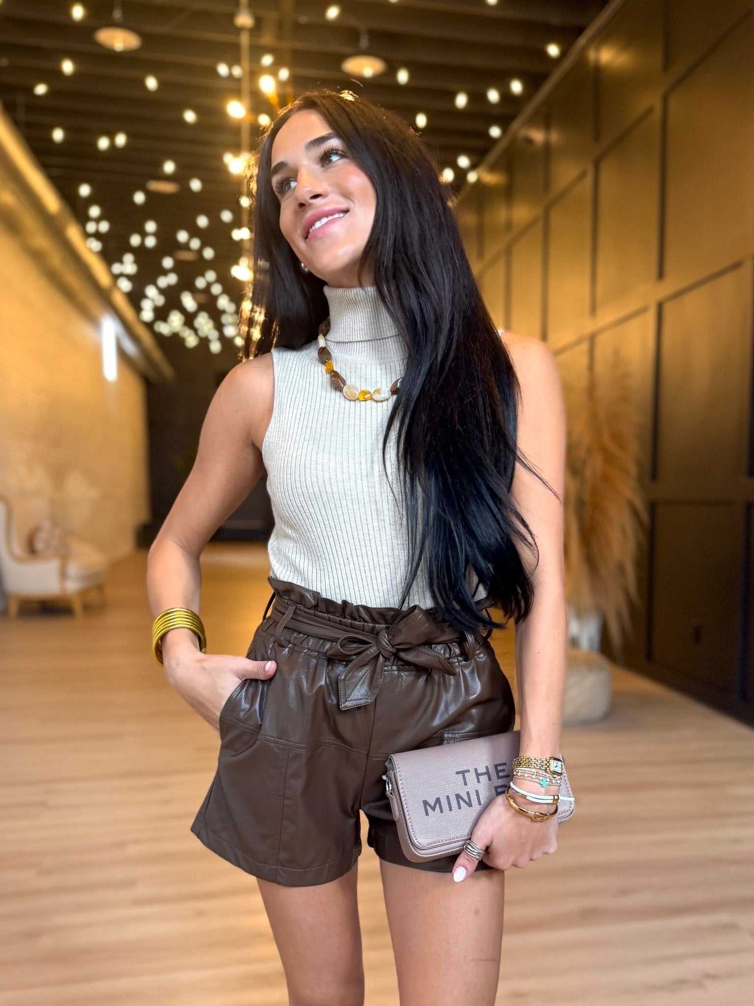 Ember Shorts In Brown - Infinity Raine