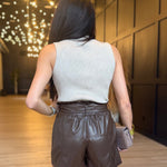 Ember Shorts In Brown - Infinity Raine