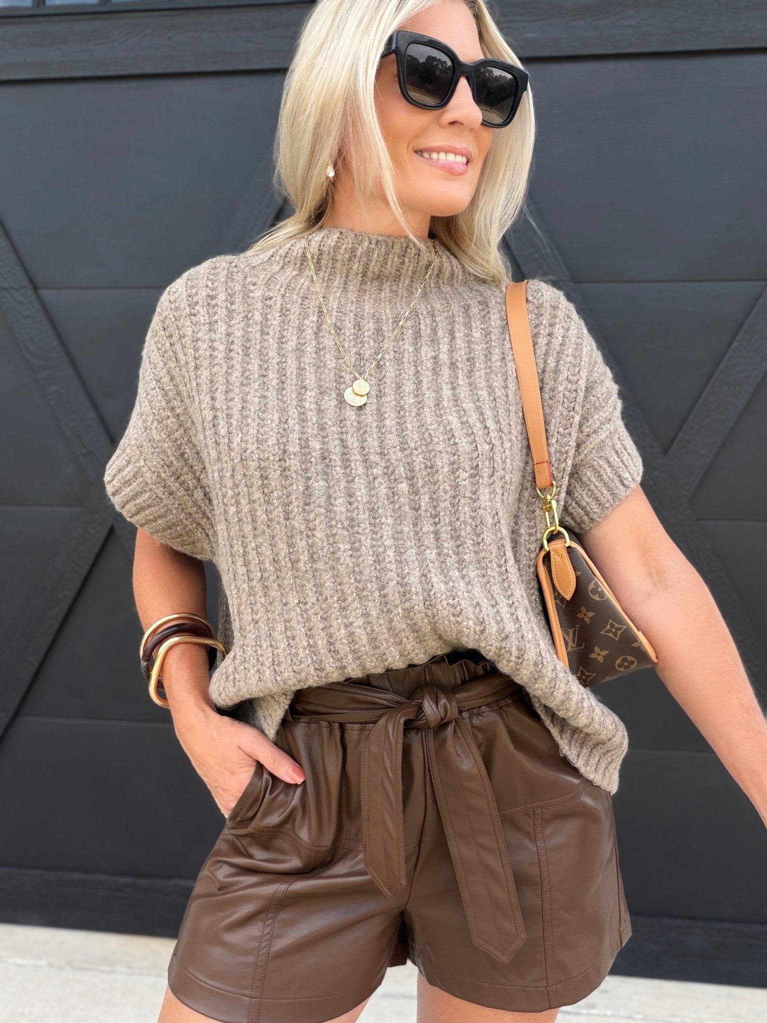 Ember Shorts In Brown - Infinity Raine