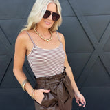 Ember Shorts In Brown - Infinity Raine