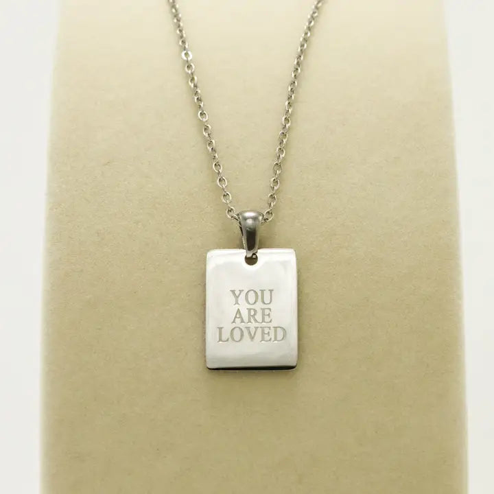 You Are Loved Pendant Necklace - Infinity Raine