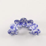 Vintage Porcelain Style Half Moon Hair Claw Clip - Infinity Raine