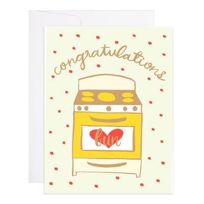 Congratulations Bun In The Oven Card - Infinity Raine