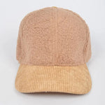 Faux Fur Corduroy Mixed Hat-Multi - Infinity Raine