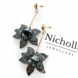 Nicholls Francoise Flower Drop Earrings-Multi - Infinity Raine
