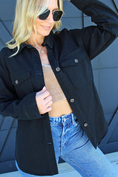 Bella Stylist Snug Shaket-Black - Infinity Raine