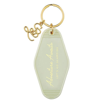 Adventure Awaits Motel Keychain-Pastel Green - Infinity Raine