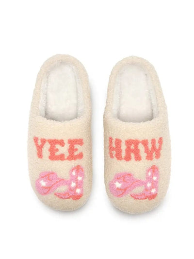 FAIRE slippers Yee Haw Slippers-Cream