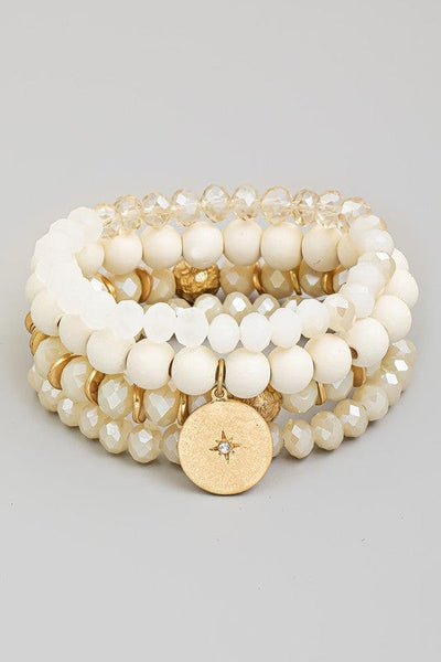 Star Coin Charm Layered Bracelets - Infinity Raine