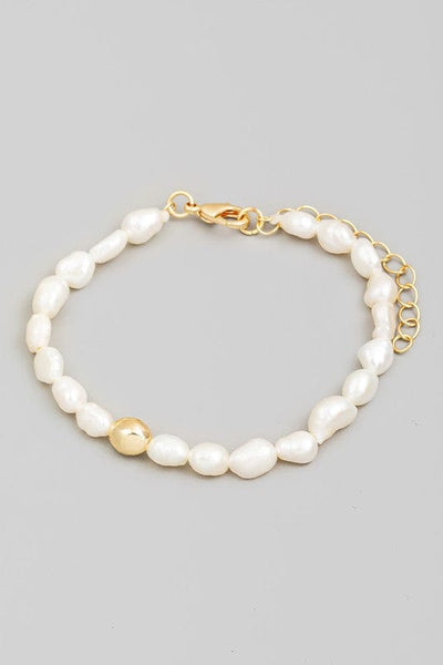 Pearly Beaded Bracelet - Infinity Raine