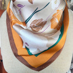 Fiona Floral Square Scarf - Infinity Raine