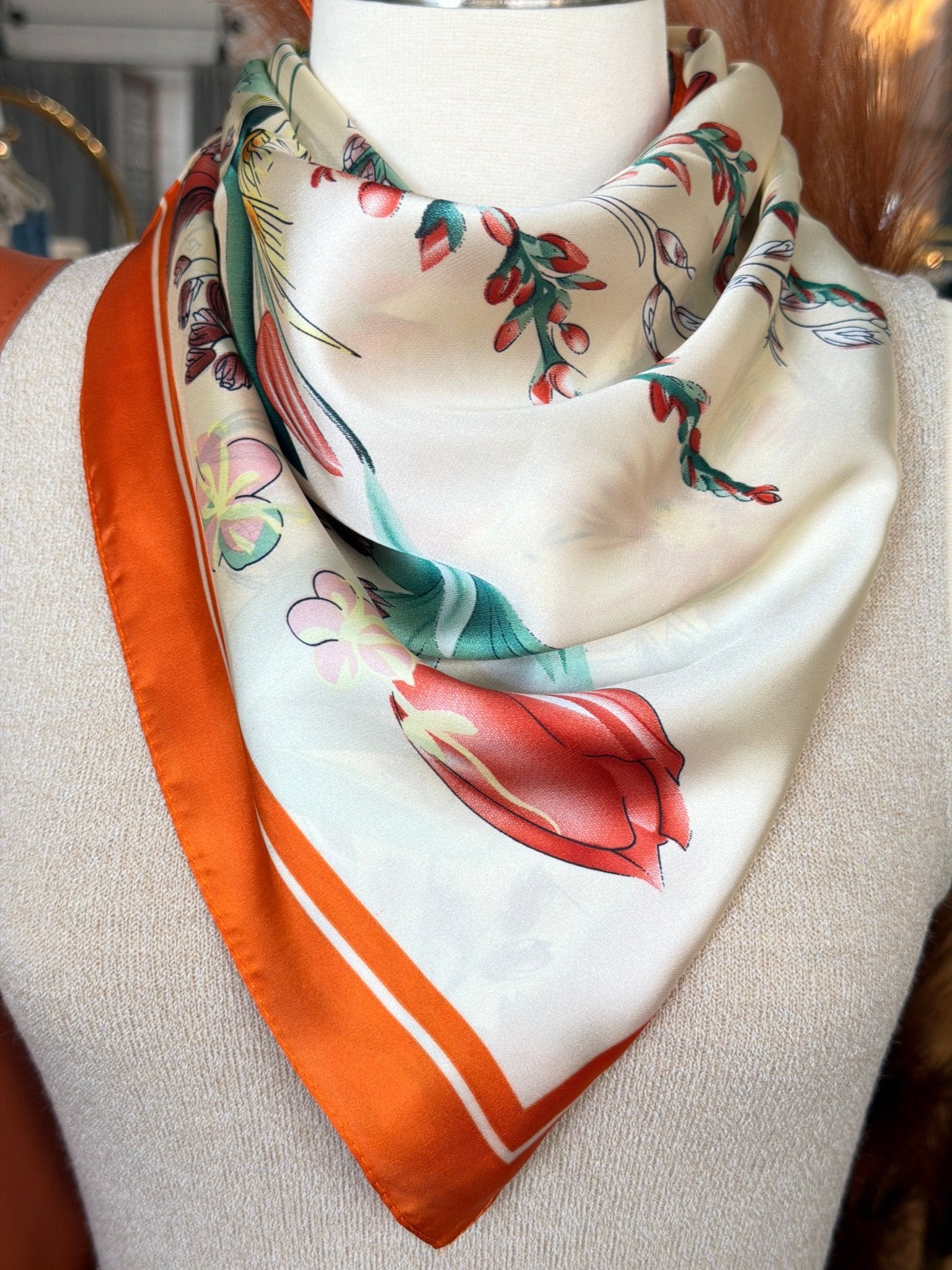 Floral Garden Print Bandana - Infinity Raine