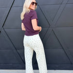 Floral Print Stretch Pants - Infinity Raine