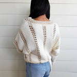Fluffy Clouds Zip Sweater In Ivory Cream - Infinity Raine